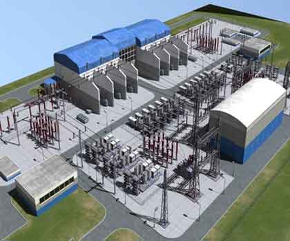 Substation 3D Modeling Services