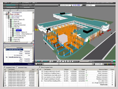 srinsoft simulation of construction sequence-medium